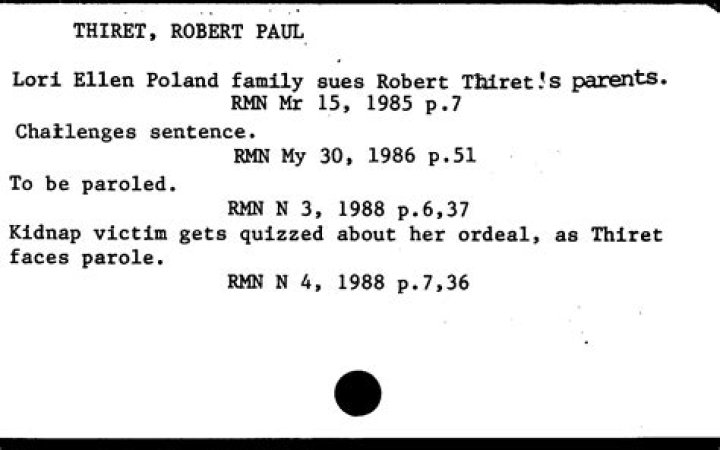 Lori Poland Abuses: What Happened To Her- Where Is Her Kidnapper Robert Paul Thiret Now?