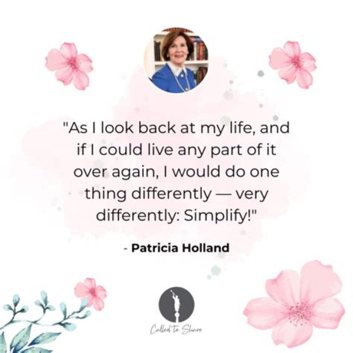 Patricia Holland Stroke: Illness And Health Before Death